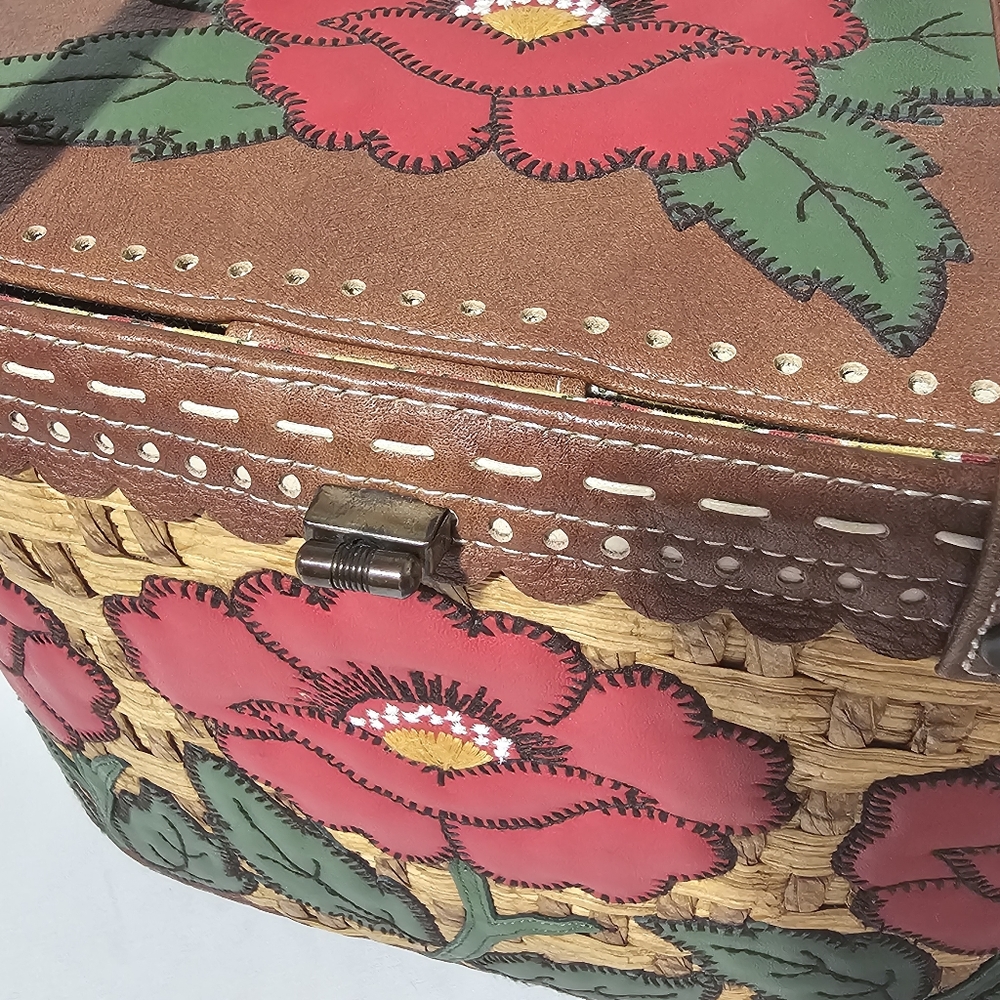 Isabella Fiore Flower Basket Satchel - Picture 14 of 16